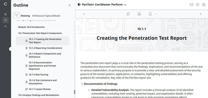 CompTIA PenTest+ CertMaster Perform  PT0-003 (V3)